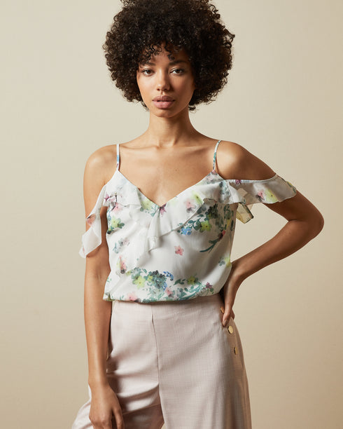 <P>La Cami With Ruffle Detail</P>